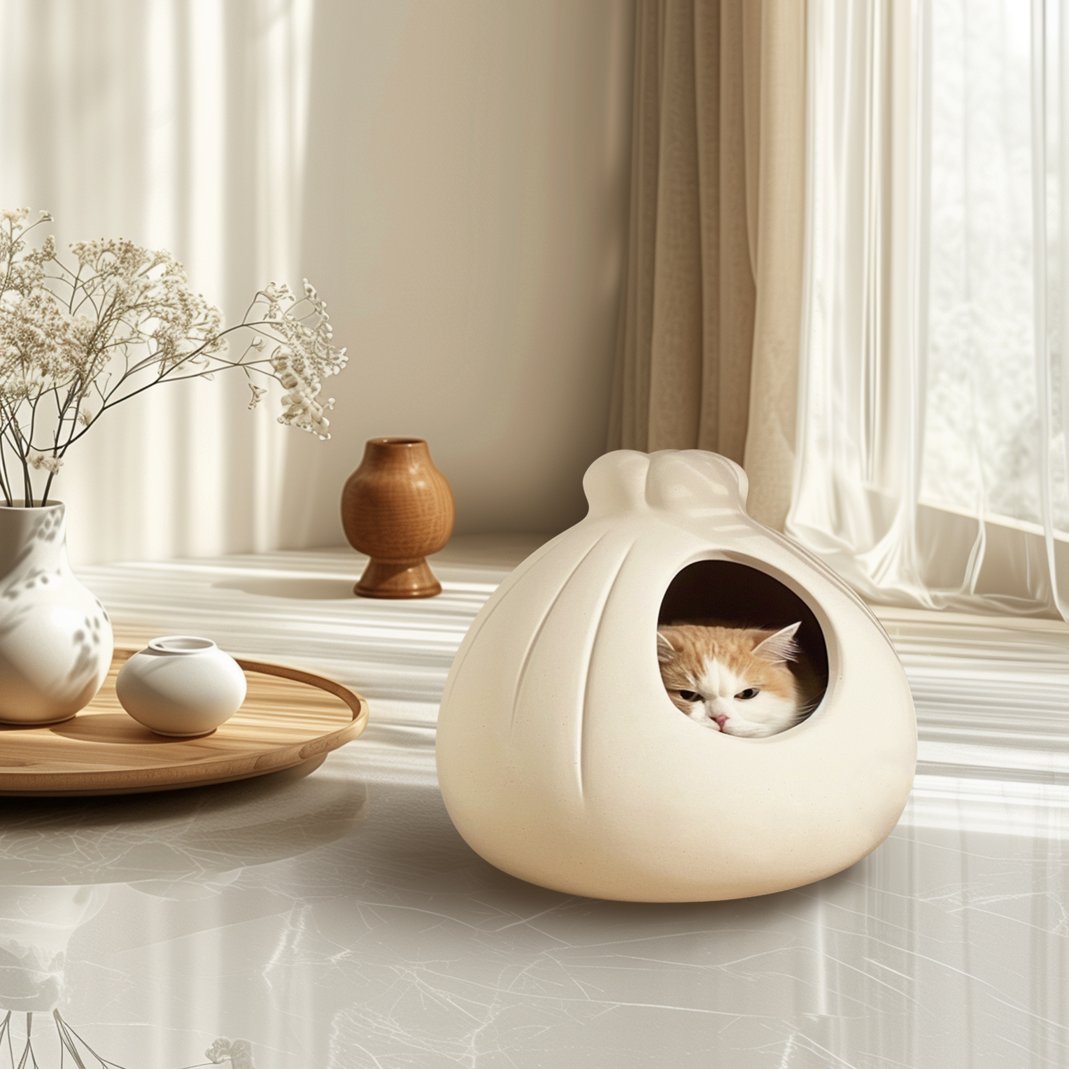 3D printed eco-friendly material dog and cat  house